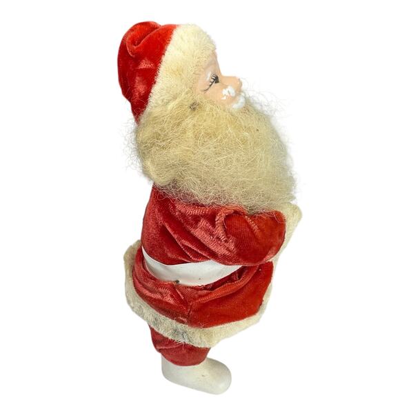 Vintage Harold Gale Santa Claus 10 inch Posable arms Christmas 1950s MCM - Picture 5 of 11